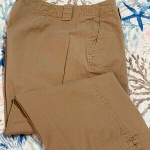 L-RL  Lauren Active - Ralph Lauren - Capris - Tan - Size 12